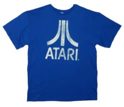 Atari Distressed Royal Blue Tee XLT