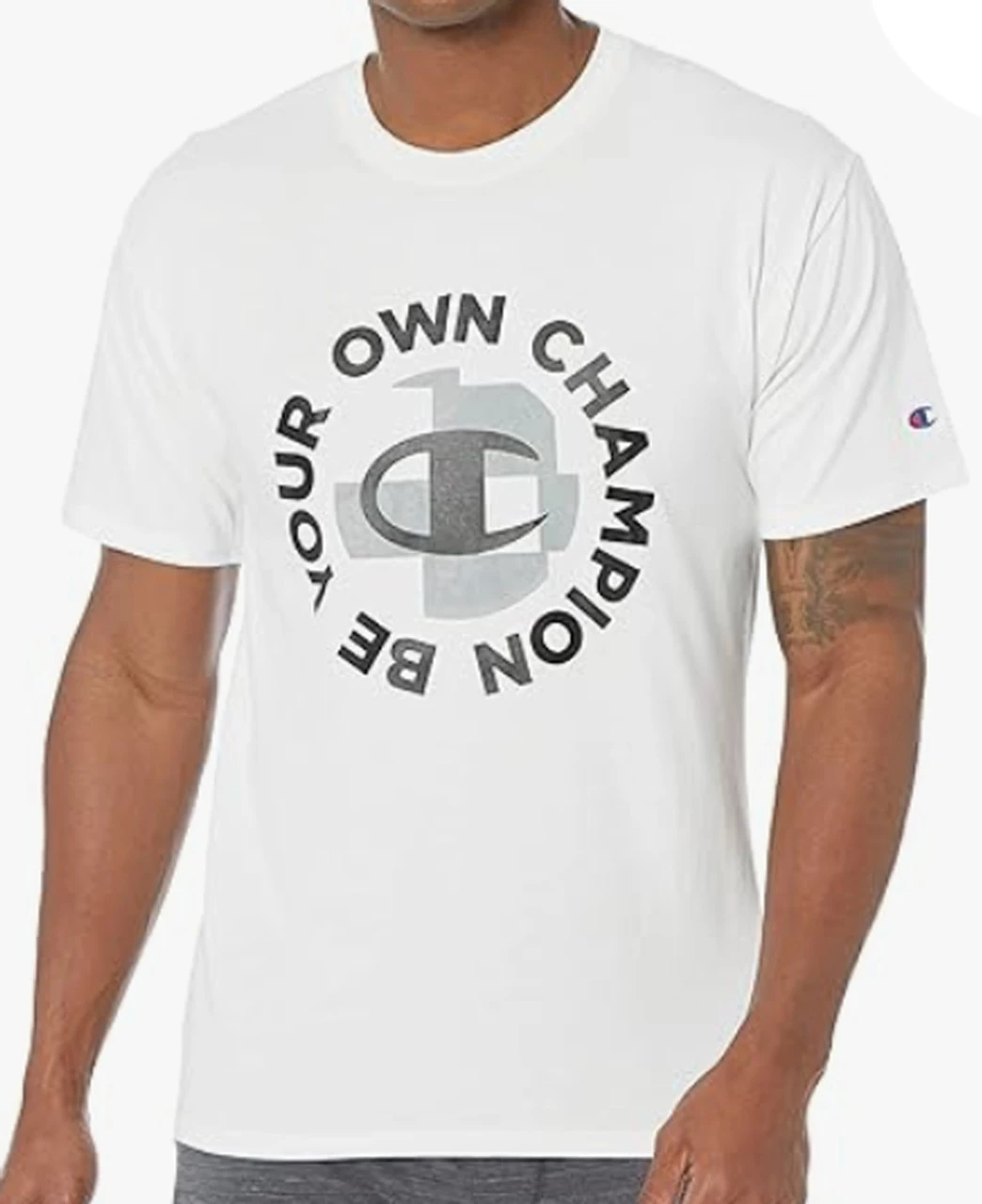 Champion Be Your Own Champion Printed Tee Shirt 3X, 4X 3 Champion Be Your Own Champion Printed Tee Shirt 3X, 4X