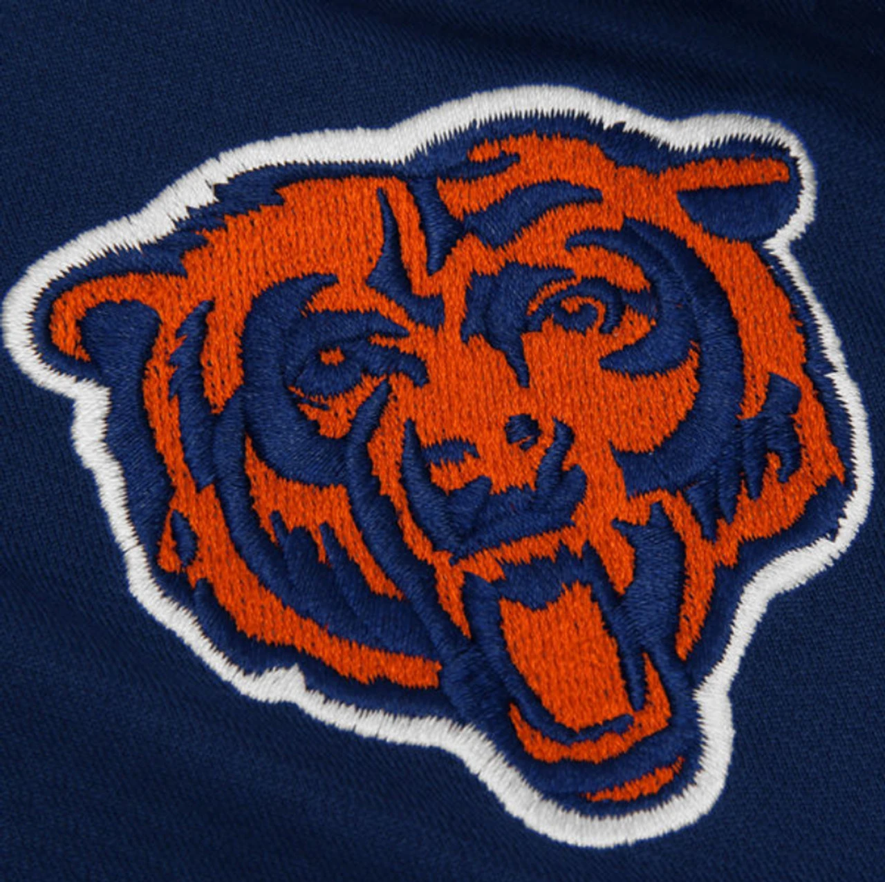 Majestic Chicago Bears Navy Cool Base 1/4 Zip Jacket 2X, 3XT, 4X 4 Majestic Chicago Bears Navy Cool Base 1/4 Zip Jacket 2X, 3XT, 4X - Image 2