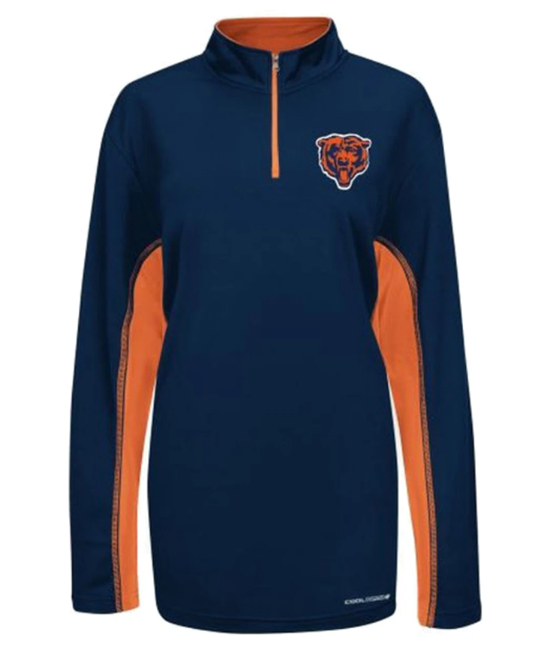 Majestic Chicago Bears Navy Cool Base 1/4 Zip Jacket 2X, 3XT, 4X 3 Majestic Chicago Bears Navy Cool Base 1/4 Zip Jacket 2X, 3XT, 4X