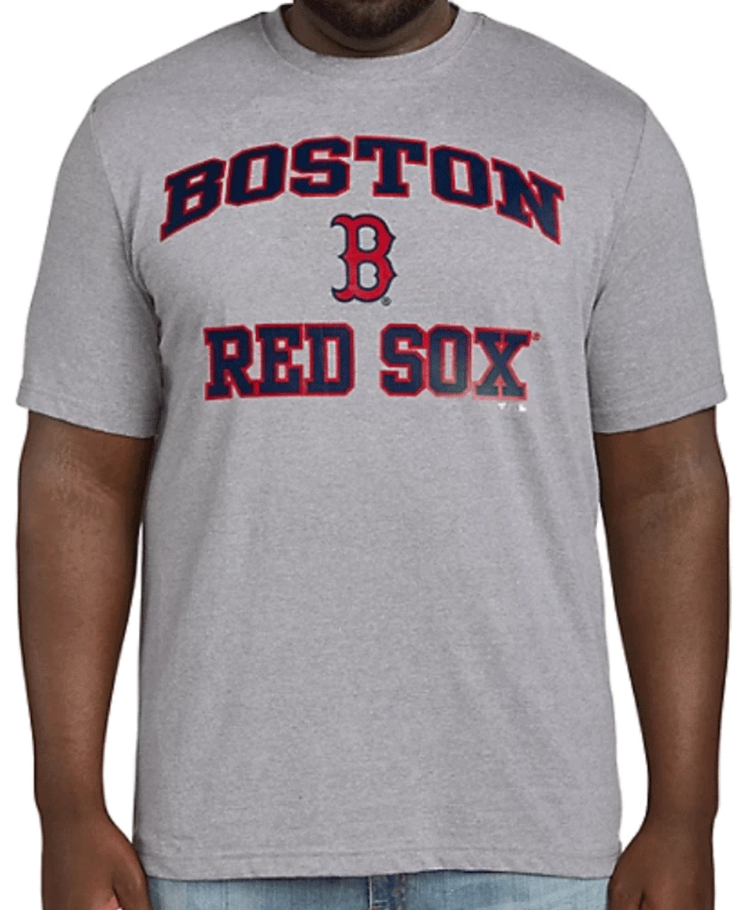 Fanatics MLB Boston Red Sox Heather Gray Short Sleeve Tee Shirt 5XT 3 Fanatics MLB Boston Red Sox Heather Gray Short Sleeve Tee Shirt 5XT