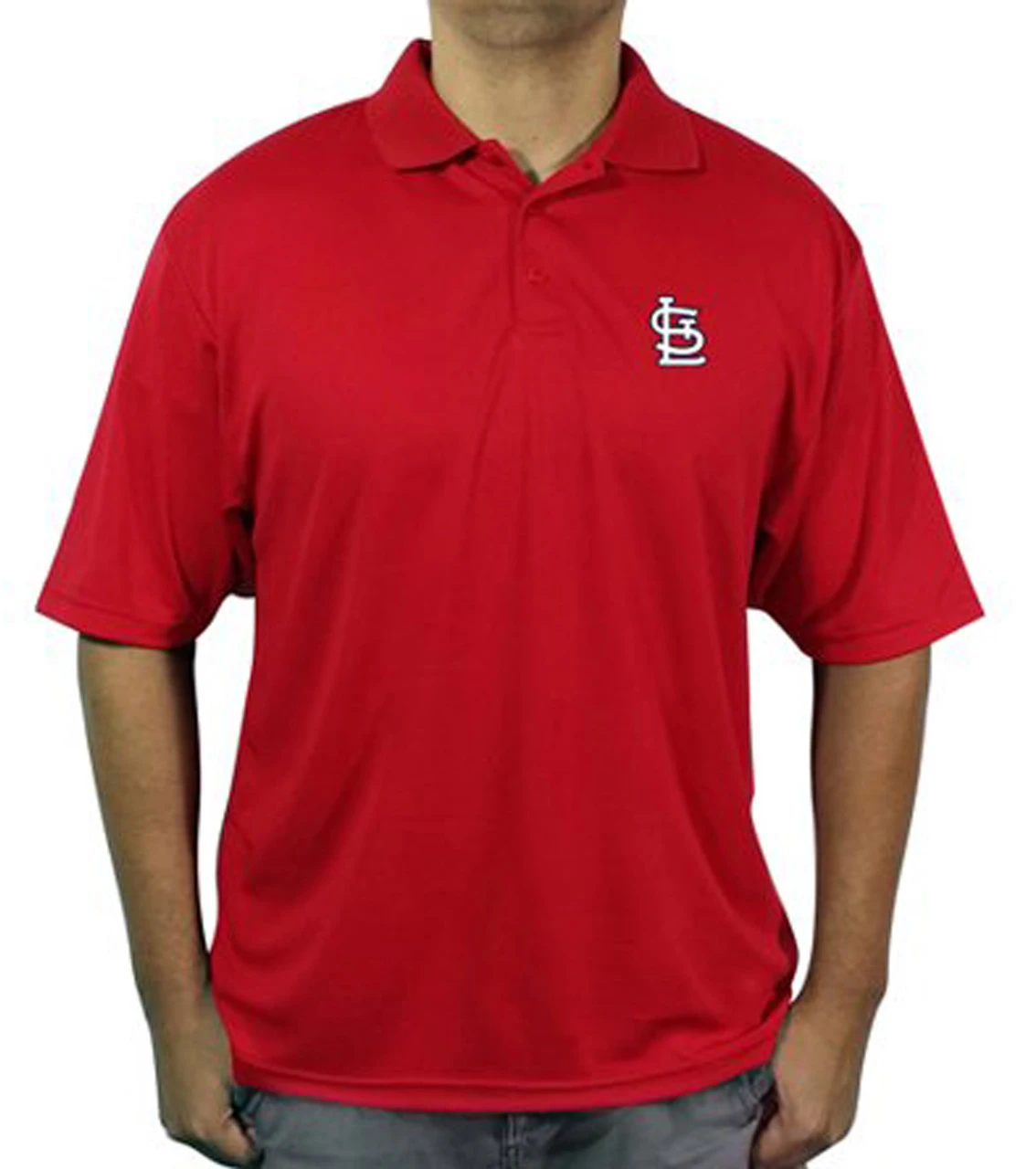 MLB St. Louis Cardinals Knit Polo LT, XLT, 2XT 3 MLB St. Louis Cardinals Knit Polo LT, XLT, 2XT
