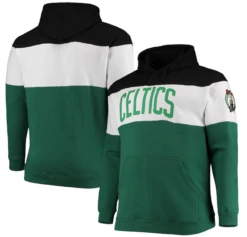 Fanatics Boston Celtics Colorblock Wordmark Pullover Hoodie 2X