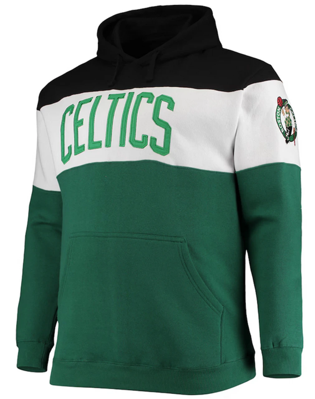 Fanatics Boston Celtics Colorblock Wordmark Pullover Hoodie 2X 4 Fanatics Boston Celtics Colorblock Wordmark Pullover Hoodie 2X - Image 2