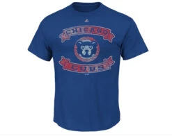 Majestic Chicago Cubs Distressed Banner Tee 3X