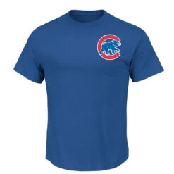 Majestic Chicago Cubs Big C Logo Tee XLT, 2X, 3XT