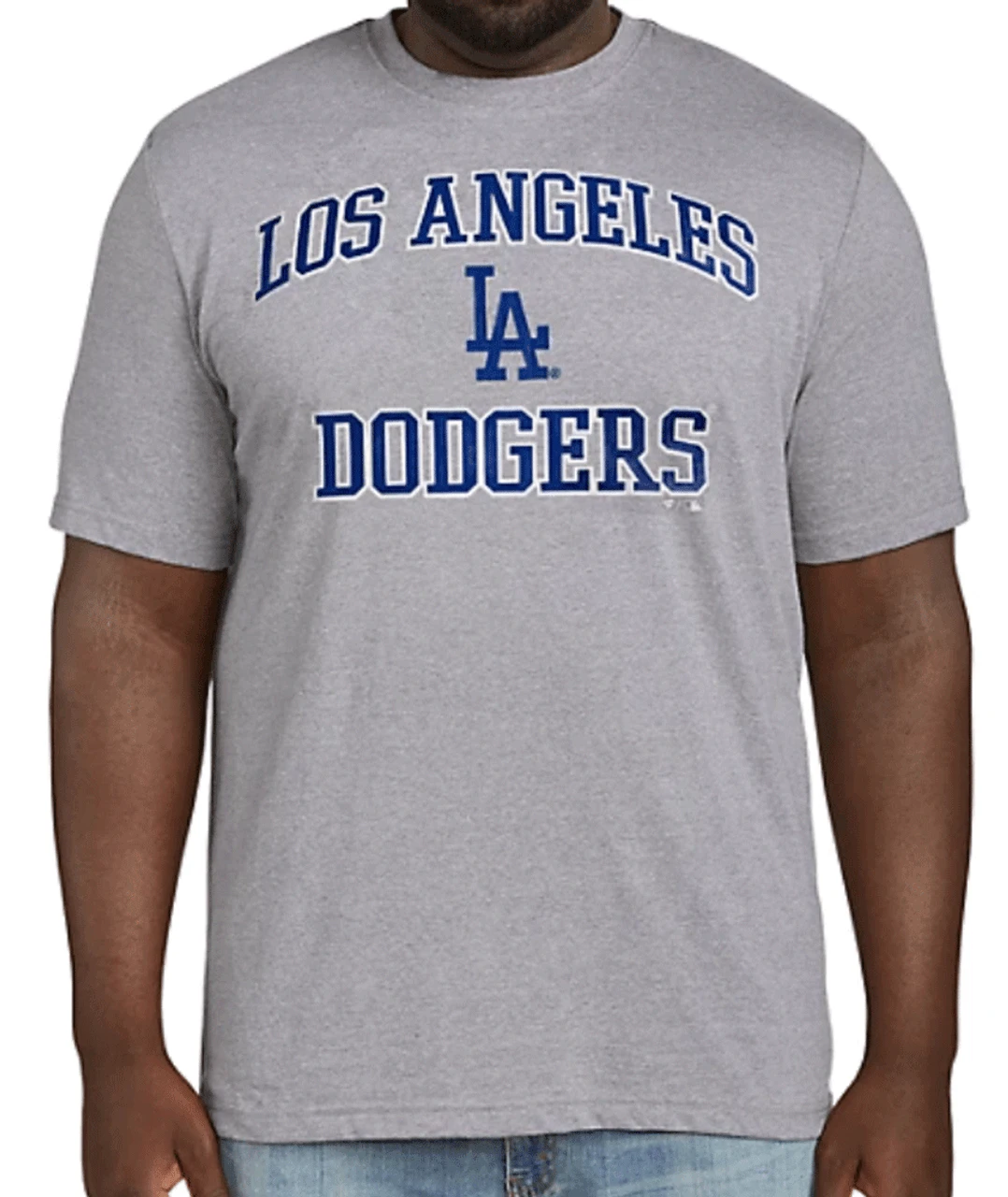 Fanatics MLB LA Dodgers Heather Gray Short Sleeve Tee Shirt 5XT 3 Fanatics MLB LA Dodgers Heather Gray Short Sleeve Tee Shirt 5XT