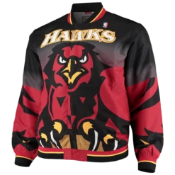 Mitchell & Ness Atlanta Hawks Hardwood Classics Authentic Warm-Up Full-Snap Jacket 2X