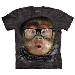 The Mountain Hipster Orangutan Baby Tie Dye Tee 3X