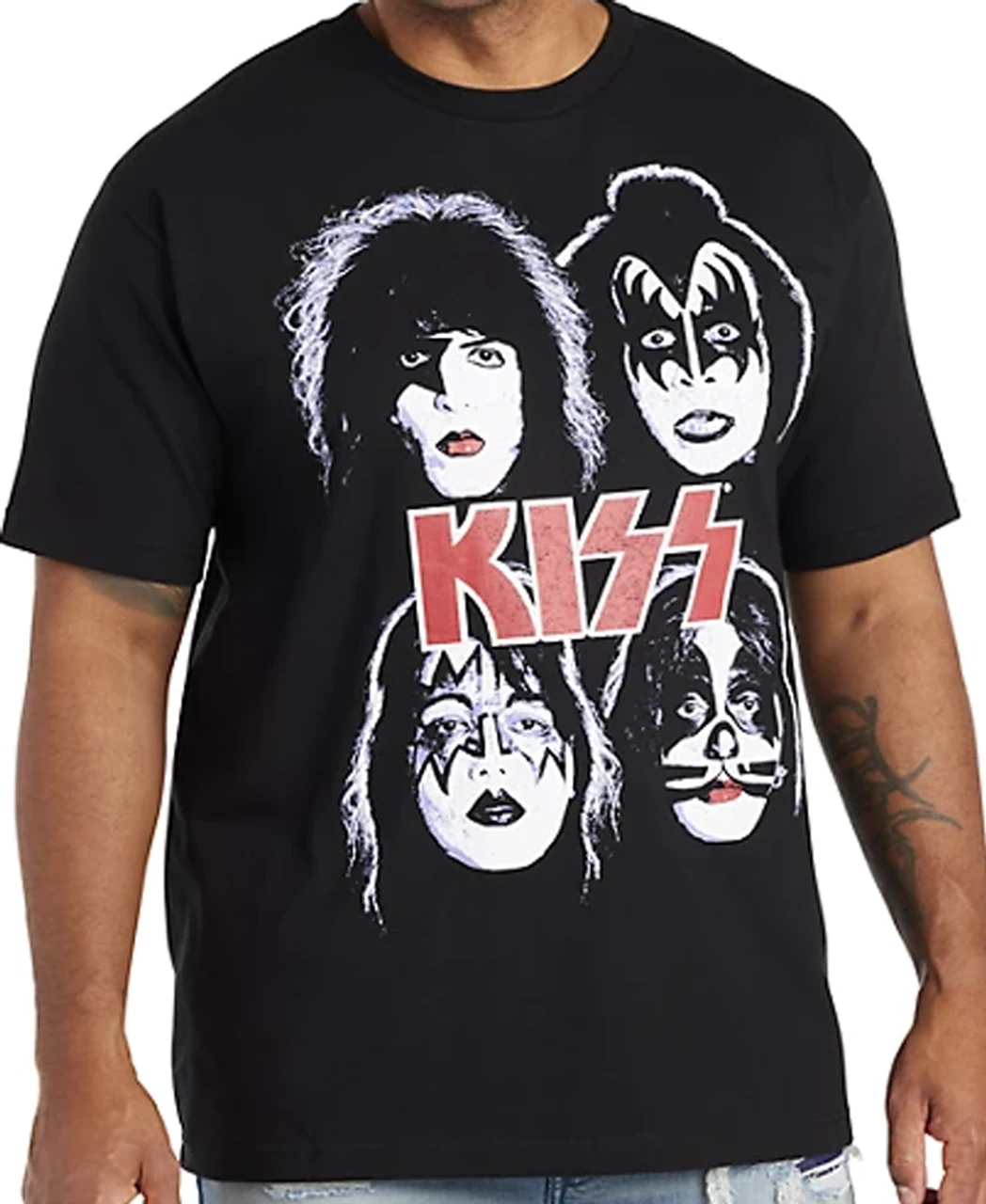 KISS Dynasty Short Sleeve Black Tee Shirt 2X, 4X, 5XT 3 KISS Dynasty Short Sleeve Black Tee Shirt 2X, 4X, 5XT