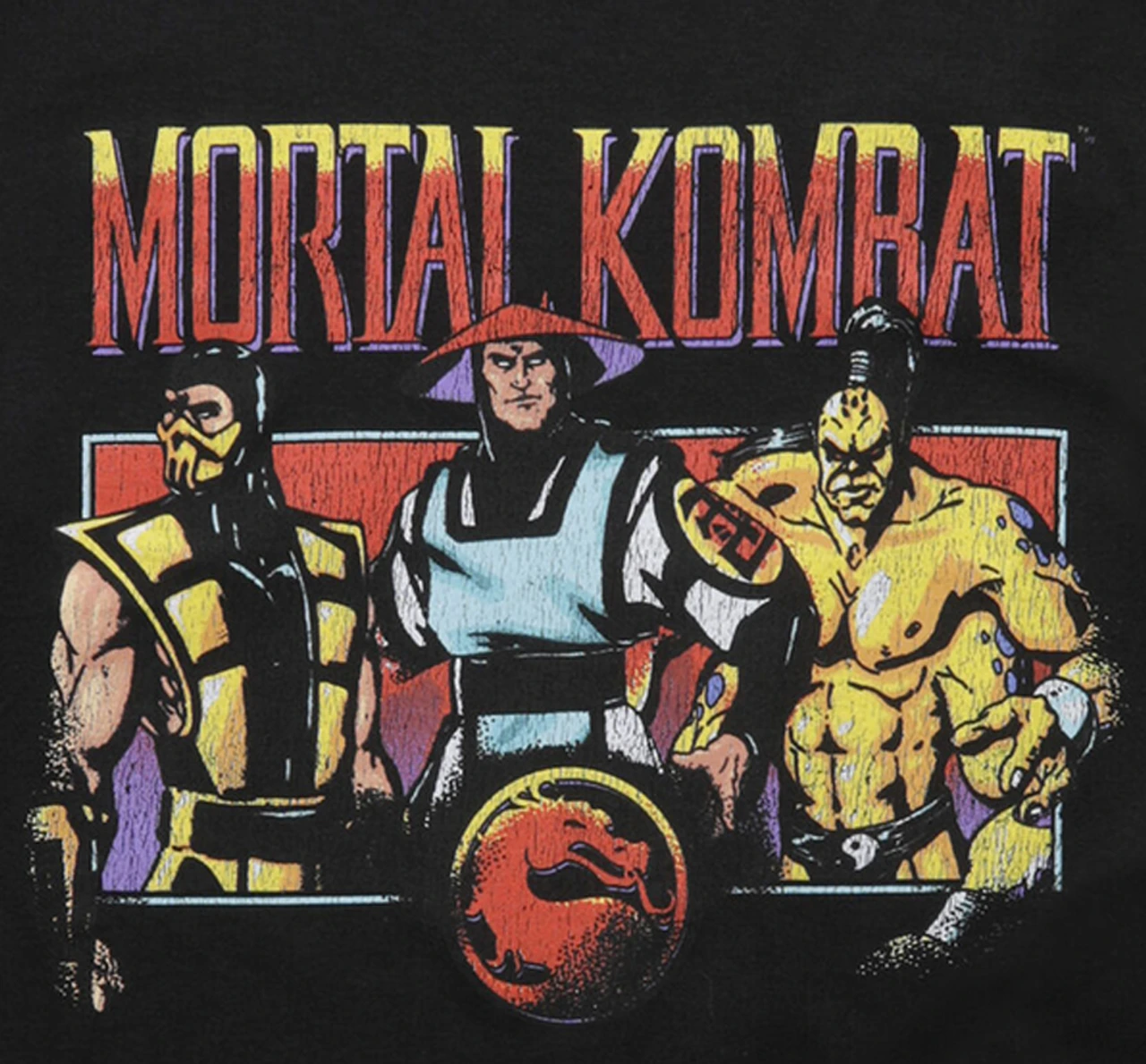 Mortal Kombat 3 Character Black Tee Shirt 3XT, 4X 4 Mortal Kombat 3 Character Black Tee Shirt 3XT, 4X - Image 2