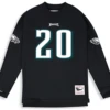 Mitchell & Ness Philadelphia Eagles Throwback Brian Dawkins Long Sleeve Tee Shirt 2XT 2 Mitchell & Ness Philadelphia Eagles Throwback Brian Dawkins Long Sleeve Tee Shirt 2XT -Fanatics Comlumbia Shop MNEaglesLSFront 07390.1698349039