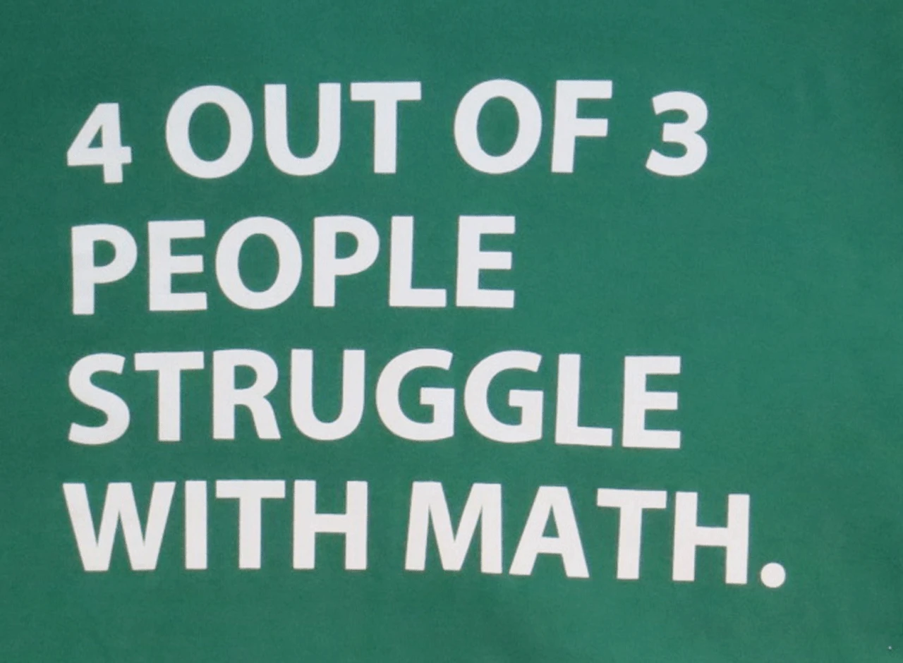 Math Short Sleeve Printed Tee Shirt 2X, 2XT, 3X, 3XT, 4X, 5X 4 Math Short Sleeve Printed Tee Shirt 2X, 2XT, 3X, 3XT, 4X, 5X - Image 2