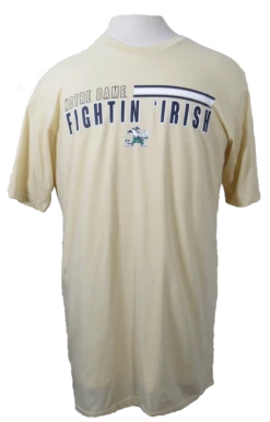Colosseum 2020 Notre Dame Light Gold Tee 2X, 2XT, 3X, 3XT, 4X, 4XT, 5X, 6X