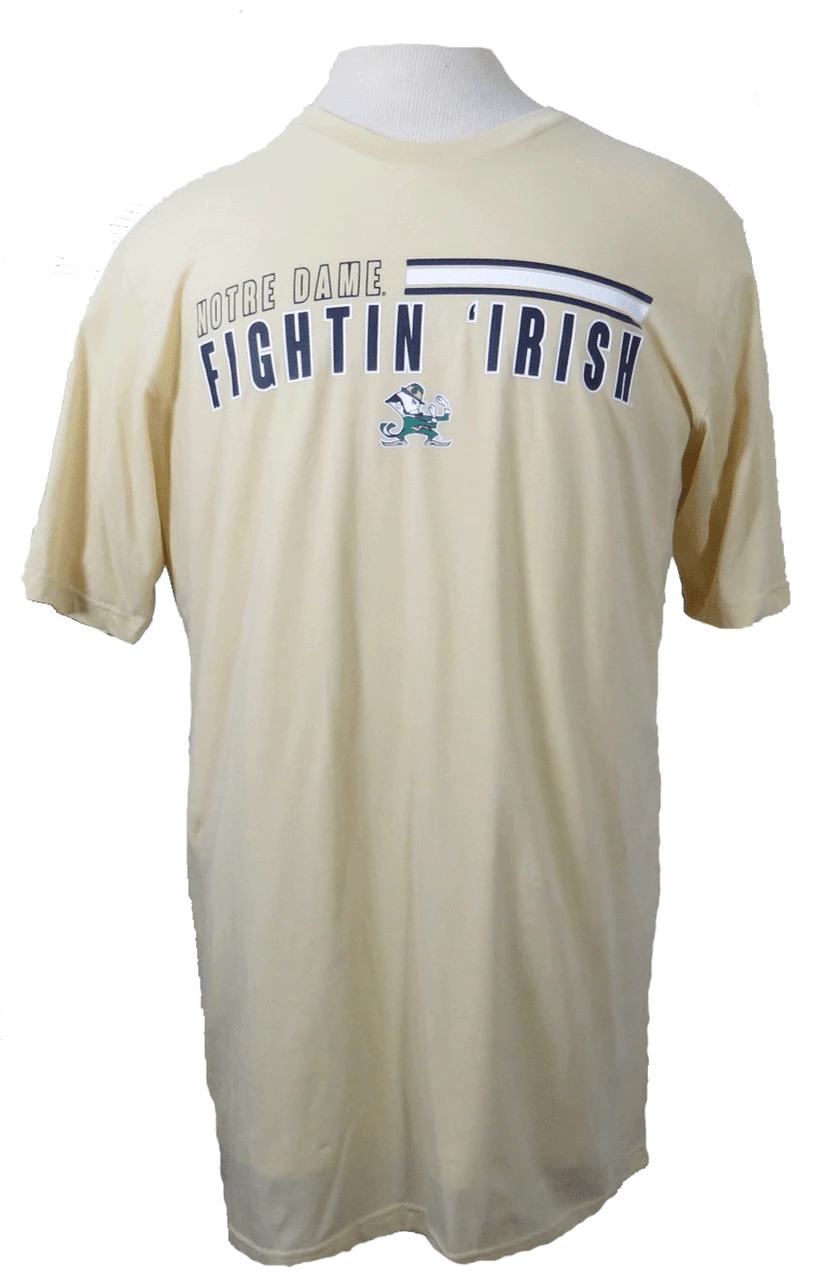 Colosseum 2020 Notre Dame Light Gold Tee 2X, 2XT, 3X, 3XT, 4X, 4XT, 5X, 6X 3 Colosseum 2020 Notre Dame Light Gold Tee 2X, 2XT, 3X, 3XT, 4X, 4XT, 5X, 6X