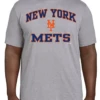 Fanatics MLB New York Mets Heather Gray Short Sleeve Tee Shirt 5XT