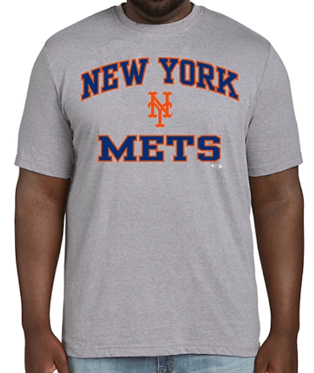 Fanatics MLB New York Mets Heather Gray Short Sleeve Tee Shirt 5XT 3 Fanatics MLB New York Mets Heather Gray Short Sleeve Tee Shirt 5XT