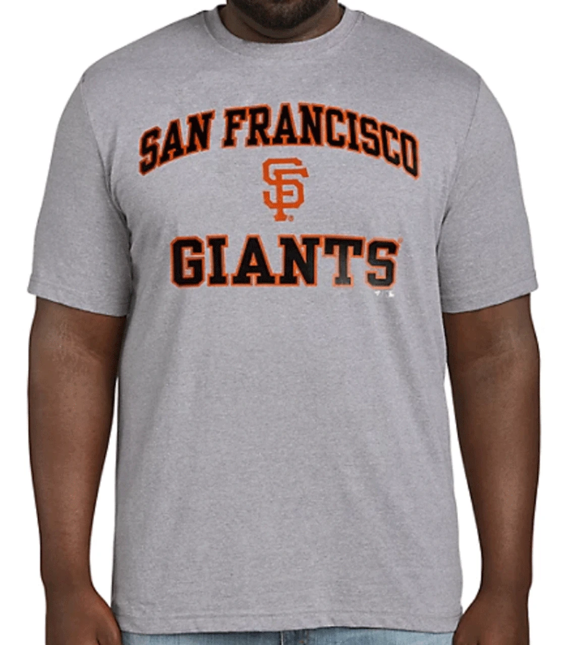 Fanatics MLB San Francisco Giants Heather Gray Short Sleeve Tee Shirt 3XT, 4XT, 5X, 5XT 3 Fanatics MLB San Francisco Giants Heather Gray Short Sleeve Tee Shirt 3XT, 4XT, 5X, 5XT