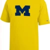 Champion University Of Michigan Maize Primary Logo Tee 2X, 2XT, 3X 1 Champion University Of Michigan Maize Primary Logo Tee 2X, 2XT, 3X -Fanatics Comlumbia Shop UofMIMaizeTee 47339.1664556859