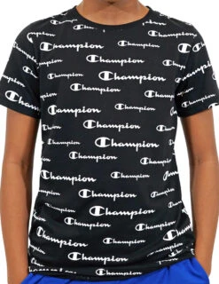 Champion Heritage All Over Print Tee Shirt 2 Colors, 1X, 2X, 3X, 4X, 5X, 6X