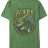 Legend Of Zelda Ocarina Of Time Tee Shirt 2X, 4X, 4XT -Fanatics Comlumbia Shop Zeldatee 96817.1713899319