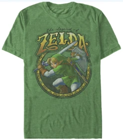 Legend Of Zelda Ocarina Of Time Tee Shirt 2X, 4X, 4XT