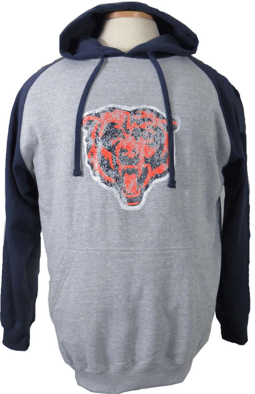 Fanatics Chicago Bears Raglan Pullover Hoodie XLT, 2X, 4XT, 5X 3 Fanatics Chicago Bears Raglan Pullover Hoodie XLT, 2X, 4XT, 5X