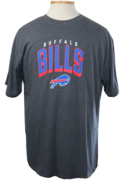 Fanatics Buffalo Bills Charcoal Gray Short Sleeve Tee Shirt 3X