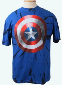 Marvel Captain America Tie Dye Tee Shirt 3X