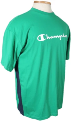 Champion Contrast Logo Side Stripe Tee XLT, 2X, 2XT, 3X, 3XT