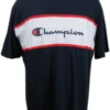 Champion Chest Stripe Script Logo Tee 2 Colors LT, XLT, 2X, 2XT, 3X, 3XT 2 Champion Chest Stripe Script Logo Tee 2 Colors LT, XLT, 2X, 2XT, 3X, 3XT -Fanatics Comlumbia Shop chcheststripeteenavy 67270.1654707797
