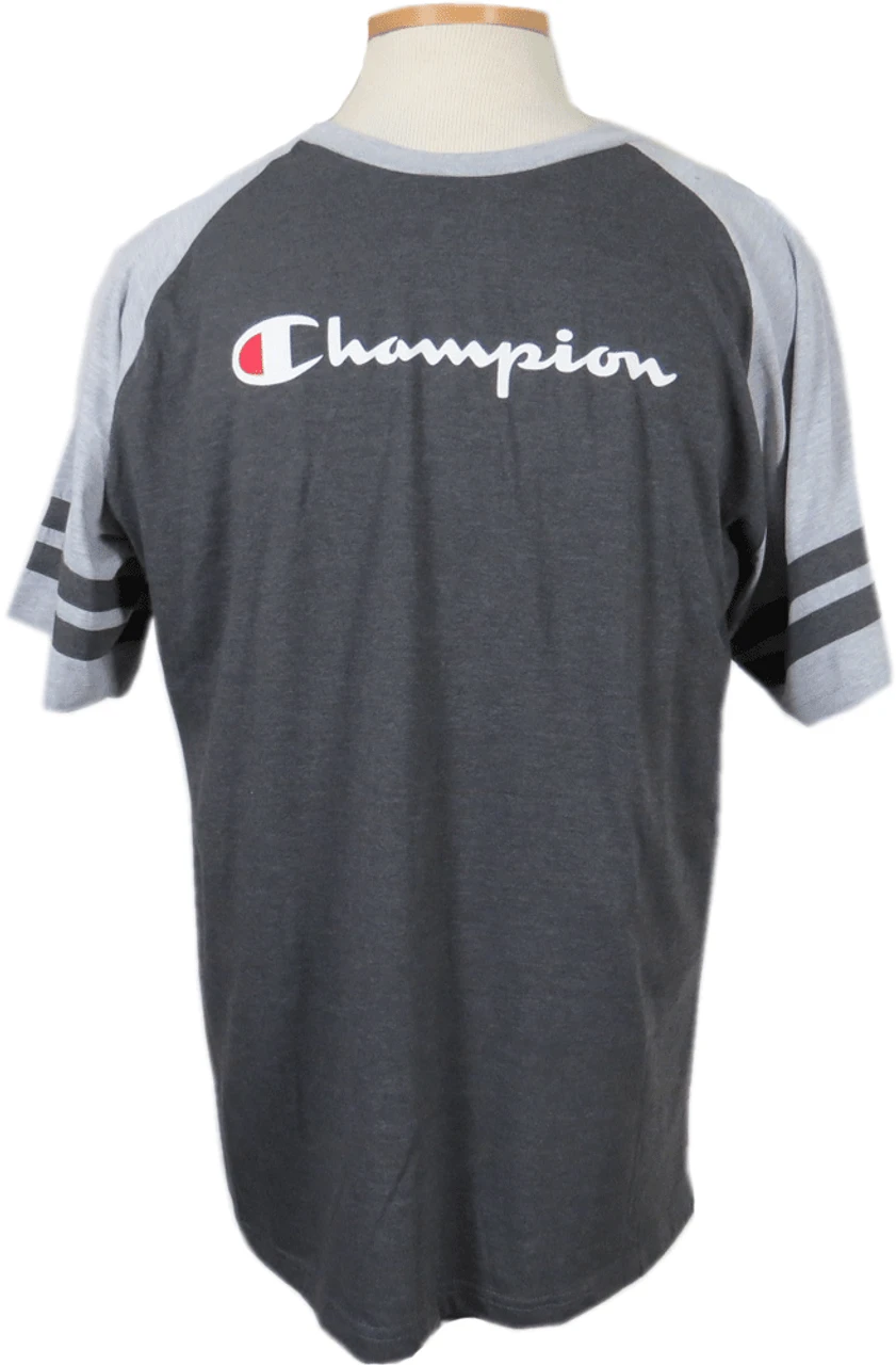 Champion Raglan Sleeve Stripe Tee XLT, 2X, 2XT, 3X, 3XT, 4X, 4XT 3 Champion Raglan Sleeve Stripe Tee XLT, 2X, 2XT, 3X, 3XT, 4X, 4XT