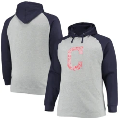 Fanatics Cleveland Indians/Guardians Pullover Hoodie XLT, 2X, 2XT, 3X, 3XT, 4X