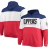 Fanatics LA Clippers Colorblock Wordmark Pullover Hoodie 2X 2 Fanatics LA Clippers Colorblock Wordmark Pullover Hoodie 2X -Fanatics Comlumbia Shop clippershoodie 23295.1714492486