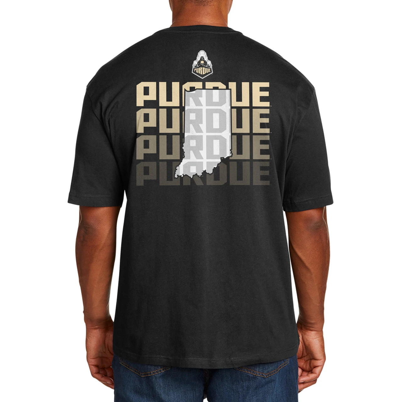 Colosseum Purdue State Flag Tee 2XT 3 Colosseum Purdue State Flag Tee 2XT