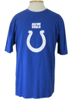 Majestic Indianapolis Colts Royal Blue Logo Tee XLT, 2X, 2XT, 3X, 4X, 6X