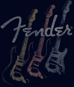 Fender Triple Fret Guitar Short Sleeve Tee Shirt 2X -Fanatics Comlumbia Shop fendertripledetail 22997.1714146509