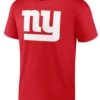 NFL Giants Red Tee 5X -Fanatics Comlumbia Shop giantstee 92896.1705599854