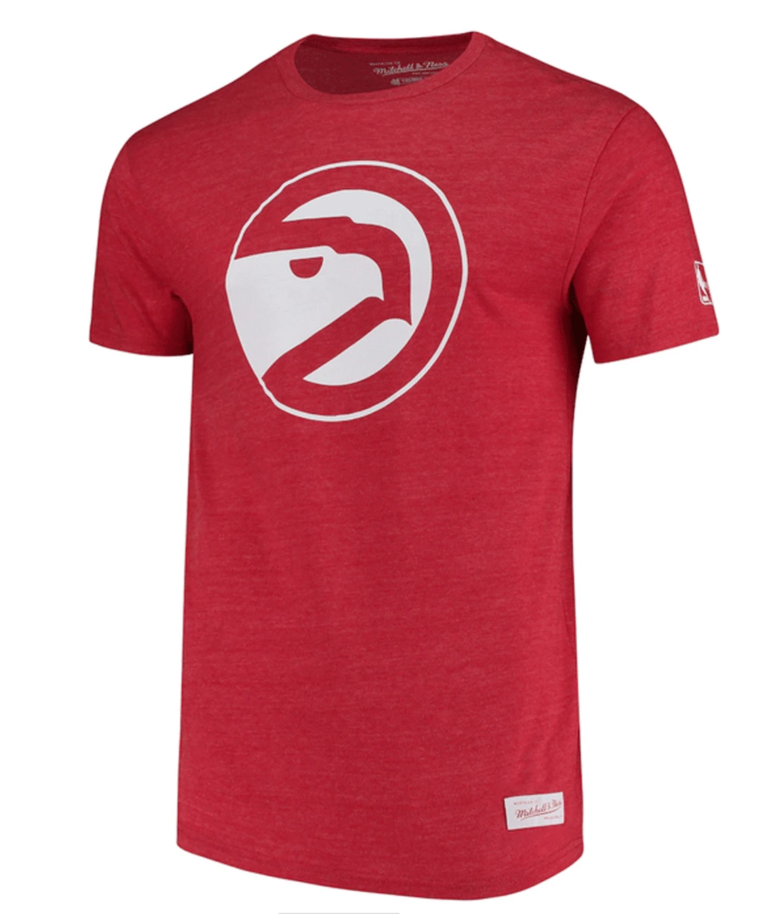 Mitchell & Ness Atlanta Hawks Heather Red Hardwood Classics Throwback Logo T-Shirt 3X 3 Mitchell & Ness Atlanta Hawks Heather Red Hardwood Classics Throwback Logo T-Shirt 3X