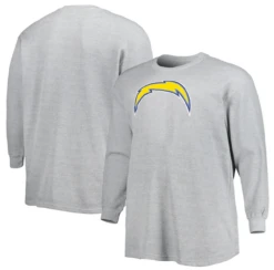 Fanatics Branded Los Angeles Chargers Long Sleeve Waffle Knit Thermal Shirt 2X, 2XT, 3X, 3XT, 4XT