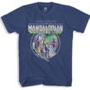 Star Wars Mandalorian Cartoon Short Sleeve Printed Tee Shirt 4X