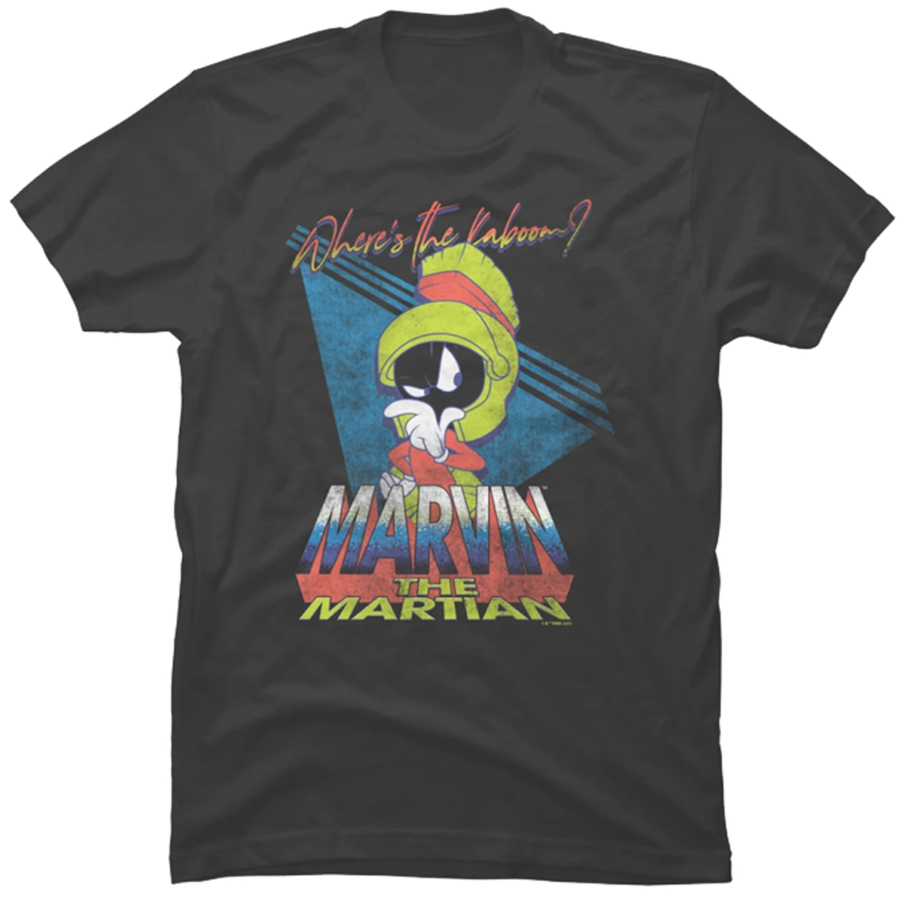 Marvin The Martian Looney Tunes Printed Tee Shirt 1X 4 Marvin The Martian Looney Tunes Printed Tee Shirt 1X - Image 3
