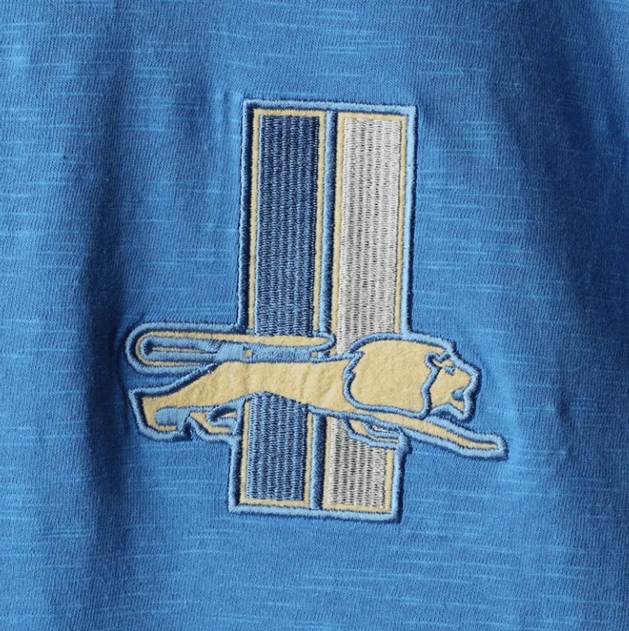 Mitchell & Ness Blue Detroit Lions First Round Pick Long Sleeve Henley Tee XLT, 2X 7 Mitchell & Ness Blue Detroit Lions First Round Pick Long Sleeve Henley Tee XLT, 2X - Image 5