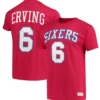 Mitchell & Ness Philadelphia 76'ers Julius Erving Name And Number Tee Shirt 3X, 4X, 5X 1 Mitchell & Ness Philadelphia 76'ers Julius Erving Name And Number Tee Shirt 3X, 4X, 5X -Fanatics Comlumbia Shop mnsixerservingtee 34436.1698425951