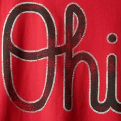 Profile Ohio State Scarlet Script Logo Tee 2XT, 3X, 3XT -Fanatics Comlumbia Shop ohiostatescriptcloseup 58317.1568134157