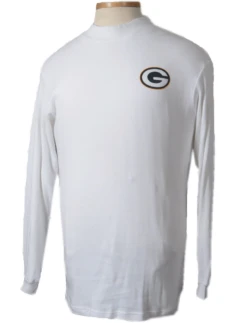NFL Green Bay Packers Long Sleeve Mock Neck 2 Colors 3X, 4X, 5X, 7X