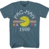 Pac Man 1980 Short Sleeve Slate Blue Printed Tee Shirt 2X, 3XT, 4X, 6X 2 Pac Man 1980 Short Sleeve Slate Blue Printed Tee Shirt 2X, 3XT, 4X, 6X -Fanatics Comlumbia Shop pacman1980 91659.1713811627