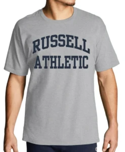 Russell Athletic Arch Logo Tee Shirt 3 Colors LT, 2X, 3X, 3XT, 4X, 5X, 6X