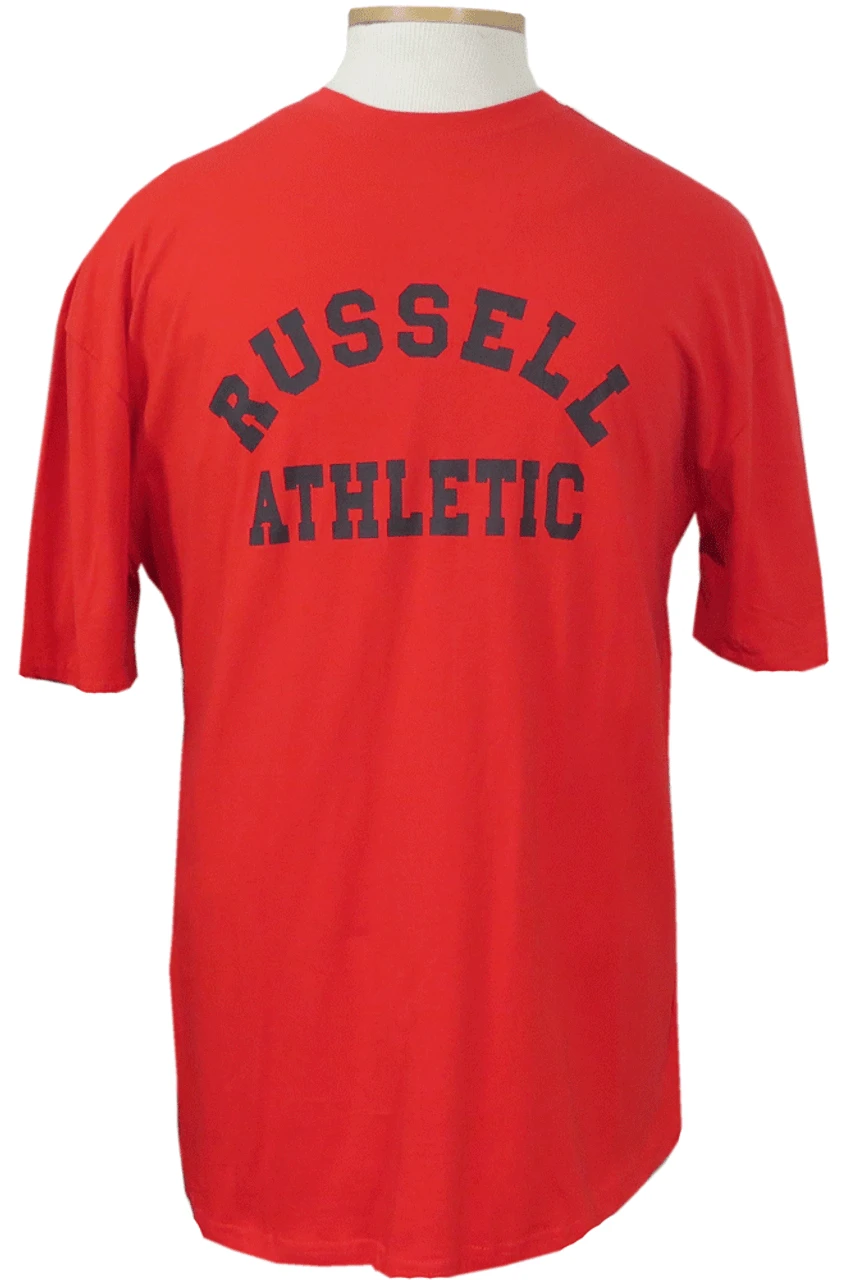 Russell Athletic Arch Logo Tee Shirt 3 Colors LT, 2X, 3X, 3XT, 4X, 5X, 6X 5 Russell Athletic Arch Logo Tee Shirt 3 Colors LT, 2X, 3X, 3XT, 4X, 5X, 6X - Image 3