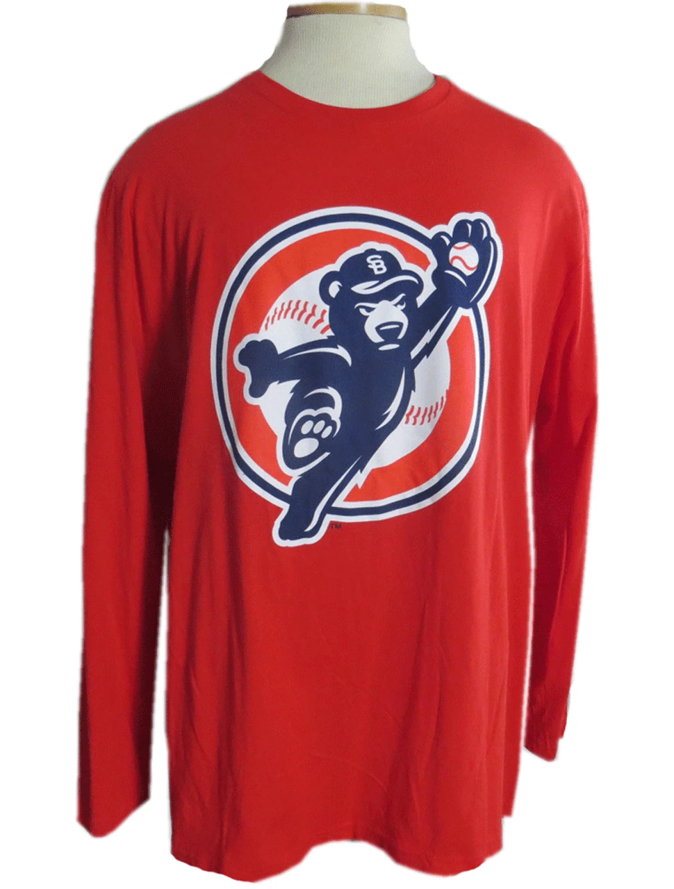 South Bend Cubs Alternate Logo Red Long Sleeve Tee 4X, 5X 3 South Bend Cubs Alternate Logo Red Long Sleeve Tee 4X, 5X